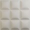 Ekena Millwork 19 5/8in. W x 19 5/8in. H Classic EnduraWall Decorative 3D Wall Panel Covers 2.67 Sq. Ft. WP20X20CLGBW - alternate 1
